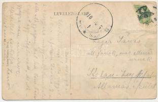 1910 Déva, Magyar utca, Vármegyeháza, kávéház. Laufer Vilmos kiadása / street view, county hall, caf...