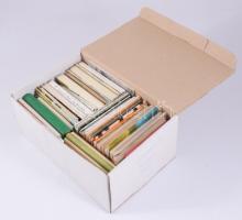 Kis doboznyi vegyes retro leporello tétel.