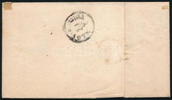 1854 3kr MP rózsapiros III.c "CSÁKTORNYA" (Gudlin 300p) - "NAGY-KANISA"