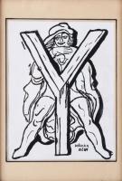 Kádár Béla jelzéssel: Y. Tus, papír. Üvegezett fakeretben. 22,5x18 cm