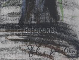 Dési Huber jelzéssel: Táj. Pasztell, papír. Üvegezett fakeretben. 49,5x37 cm