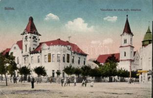 Siófok Városháza és Katolikus templom (EK)