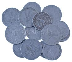 1951-1970. 10f Al (7xklf) + 1953-1966. 20f Al (7xklf) T:XF-F