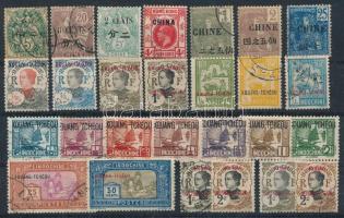 27 klf kínai vonatkozású bélyeg, köztük nagyalakúak is