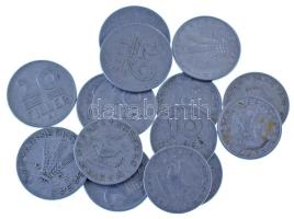 1957-1969. 10f Al (8xklf) + 1957-1970. 20f Al (7xklf) T:XF-F