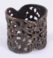 Antik réz gyűrű, m: cca 57