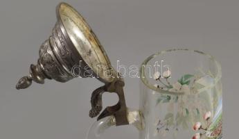 cca 1900 Resicabánya fedeles emlékkorsó, m: 23,5 cm