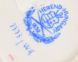 Herendi Waldstein mintás ékszeres tálka, jelzett, hibátlan, d: 9,5 cm