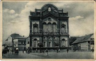 Beregszász, Beregovo, Berehove; zsinagóga. Dezső Schwarz kiadása / synagogue (r)
