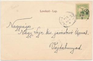 1904 Kőhalom, Reps, Rupea, Rupia; Heilquelle Repser Schwefelbad / kénes fürdő / sulphur spa (gyűrődé...