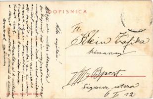 1900 Eszék, Essegg, Osijek; Chavrakova ulica / Chravrak-Gasse / Chavrak utca. Armin Klein kiadása / ...