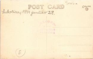 1934 Szabadka, Subotica; jégkorcsolyázók, téli sport / ice skaters, winter sport. "Rekord"...