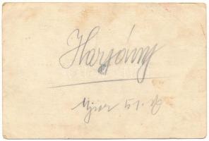 1939. Névre szóló, kitöltött viselői igazolvány a Felvidéki Emlékéremhez, a "M. Kir. 28. honvéd...