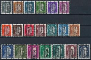Ausztria 1945 Graz helyi kiadás sor Mi 674-692 (Mi EUR 160.-)