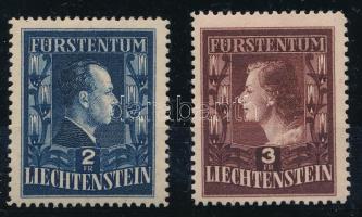 Liechtenstein 1951 Forgalmi sor Mi 304 A - 305 A (Mi EUR 280.-)