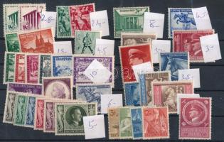 Deutsches Reich kis összeállítás 3 stecklapon