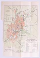 ca 1910 Josef Heitzenberger: Plan der k. k. Stadt Wiener Neustadt - Bécsújhely térképe. 35x50 cm