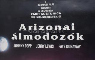 1992 Arizonai álmodozók mozifilm plakát, Emir Kusturica, feltekerve, apró gyűrődésekkel, 84×58 cm