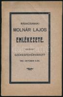 1910 Rábacsanaki Molnár Lajos emlékezete 17 p.