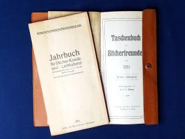 Taschenbuch des Bücherfreundes für 1911. Jahrbuch für Bücher-Kunde und -Liebhaberei 1911. Herausgege...