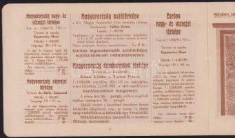 1933 Magyar Földrajzi Intézet Rt. árjegyzéke 16 p 25 cm