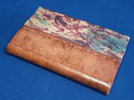 Alexander Bernát:  Művészet. A művészet értékéről. A művészeti nevelésről. Budapest, 1908. Franklin-Társulat (ny.) VII + [1] + 239 + [1] p. Alexander Bernát (1850-1927) filozófus, filozófiatörténész, esztéta, egyetemi tanár. A modern művészet pedagógiai, erkölcsnemesítő hatásaitól írt értekezése először 1907-ben jelent meg, példányunk a második utánnyomásból való. A kétszínnyomású címlap előtt régi tulajdonosi bélyegzés, az első előzéken kétszínnyomású Ex libris (Ex Libris Rusz Vanda: Schwerker Iván 1921-ben készült grafikája). Aranyozott korabeli félbőr kötésben, felül színes festésű lapszélekkel. Jó példány.