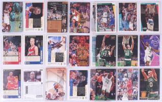 Vegyes kosaras kártya tétel, 30 db, lefűzhető lapokon rendezve