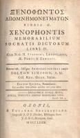 Xenophón: 
[Xenophontos Apomnemoneumaion biblia.] Xenophontis Memoriabilium Socratis dictorum Libri...