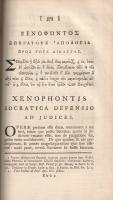 Xenophón: 
[Xenophontos Apomnemoneumaion biblia.] Xenophontis Memoriabilium Socratis dictorum Libri...