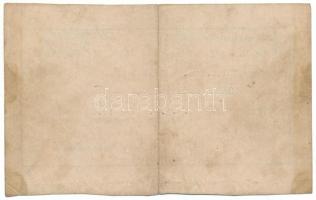 1916-1918. Névre szóló, kitöltött viselői igazolvány a "Károly-csapatkereszthez" T:VG
Hun...