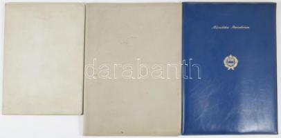 1975-1985 Grétsy László (1932-2024) nyelvész részére adományozott 3 darab kitüntetés, dicséret, kine...