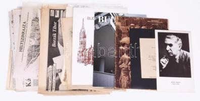 Egy doboznyi papírrégiség gyűjteménymaradvány. Szakirodalmi és történelmi témájú nyomtatványok, újsá...