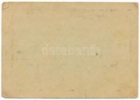 1938. Névre szóló, kitöltött viselői igazolvány a Puskás lövész kitüntetési jelvényhez, részben kiol...