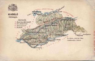 Kis-Küküllő County, Transylvania litho (EK)