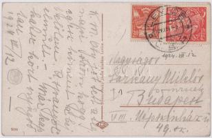 1924 Léva, Levice; Petőfyho ulica / Petőfi utca, üzletek. Dobrowitzky János kiadása / street, shops ...