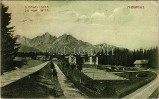 1920 Matlárháza, Matliary, Tatranské Matliare (Magas-Tátra, Vysoké Tatry); látkép / view (fl)