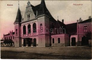 Kassa, Kosice; Pályaudvar, vasútállomás / railway station (EK)