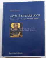 Erdő Péter: Az élő egyház joga. Tanulmányok a hatályos kánonjog köréből. Bp., 2006, Szent István Társulat, 544 p. Kiadói kartonált papírkötés, karcos kiadói papír védőborítóban, volt könyvtári példány.