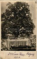 1928 Refeny (Oroszmező, Rusu, Rus); A 350 éves tölgyfa / the 350-year-old oak tree. photo (r)