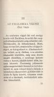 London, Jack: 
A vadon szava. Fordította Réz Ádám. (Számozott.)
(Budapest), 1962. Magyar Helikon K...