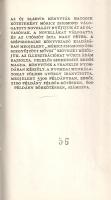 Móricz Zsigmond: 
Szegény emberek. Öt elbeszélés. (Számozott.)
(Budapest), 1960. Magyar Helikon Kö...