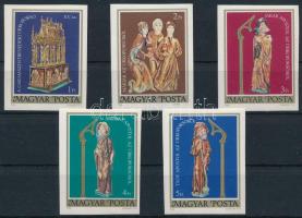 1980 Színes faszobrok vágott sor