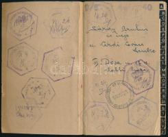 1944 Sárdy Brutus (1892-1970) festőművész, restaurátor és Sárdy Brutusné, szül. Kézdi-Kovács Lenke, ...