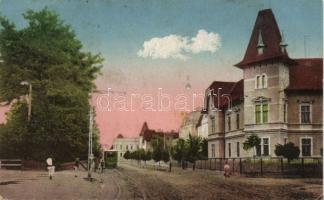 Nagyszeben with tram (Rb)