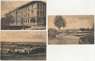 Késmárk, Kezmarok; - 5 db RÉGI város képeslap szép állapotban / 5 pre-1945 town-view postcards in good condition