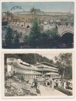 20 db RÉGI és MODERN város képeslap: Prága, Csehszlovákia / 20 pre-1945 and modern town postcards: Prague and Czechoslovakia