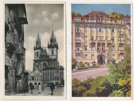 20 db RÉGI és MODERN város képeslap: Prága, Csehszlovákia / 20 pre-1945 and modern town postcards: P...