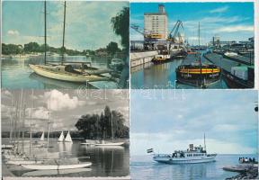 HAJÓ - 20 MODERN motívum képeslap, közte néhány régi / SHIP - 20 modern motive postcards, with some pre-1945 ones