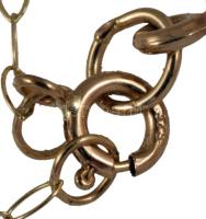 Arany (Au) nyaklánc kereszt medállal, 9K, jelzett, nettó 0,69g