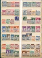 Szlovákia 1939-1945 Kb. 225 db klf bélyeg, közte portó is 2 db kétoldalas berakólapon (Mi EUR 240.-)